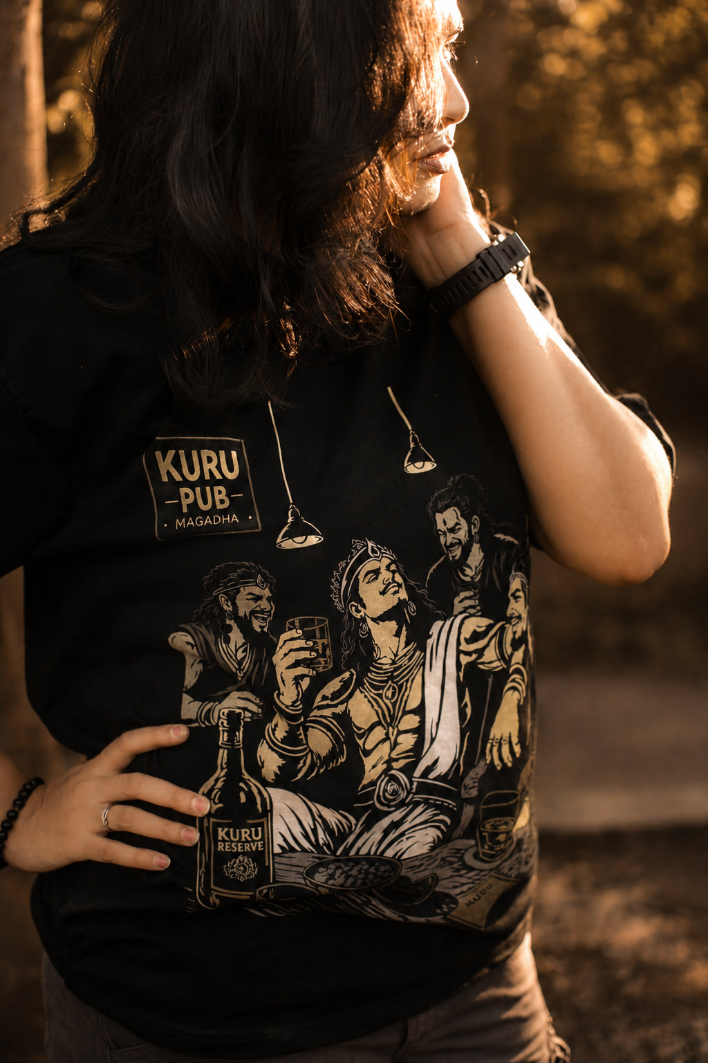 Kuru Pub – Last Night Before War | Unisex Oversized T-Shirt