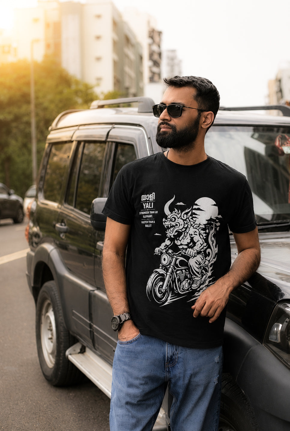 Yali Moto Rider | Unisex Regular T-Shirt