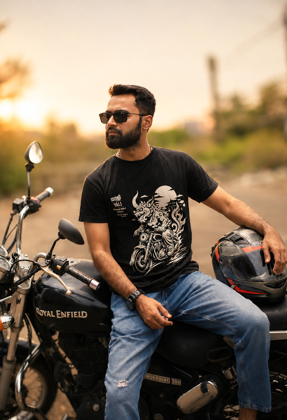 Yali Moto Rider | Unisex Regular T-Shirt